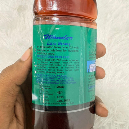 AM7321 KLIN-N-CARE Wonder Extra Strong Pine Oil Disinfectant & Floor Cleaner (200ml)