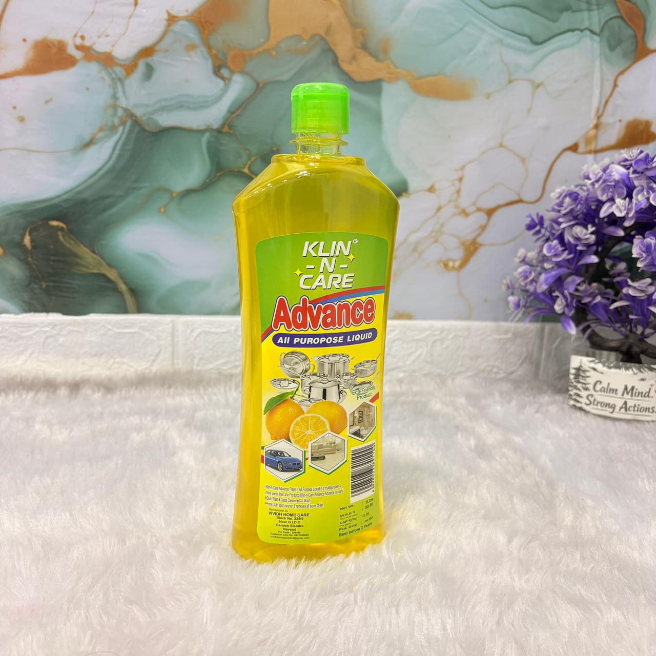AM7319 Klin-N-Care Advance All Purpose Liquid Cleaner - Lemon (1 Litre)