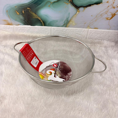AM7327 Elephant Stainless Steel Mesh Colander with Twin Handles (25 cm)