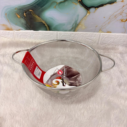 AM7328 Elephant Stainless Steel Mesh Colander / Strainer with Handles (23 cm)