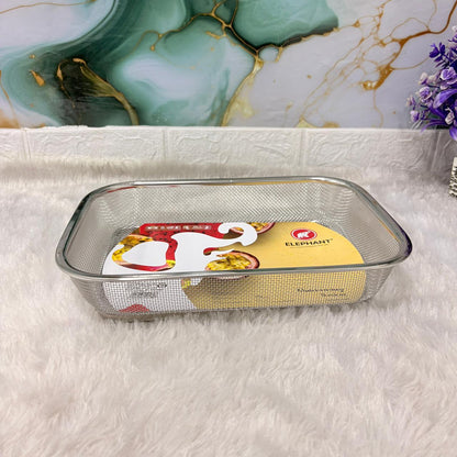 AM7329 Elephant Stainless Steel Mesh Vegetable & Fruit Basket (Size 8)