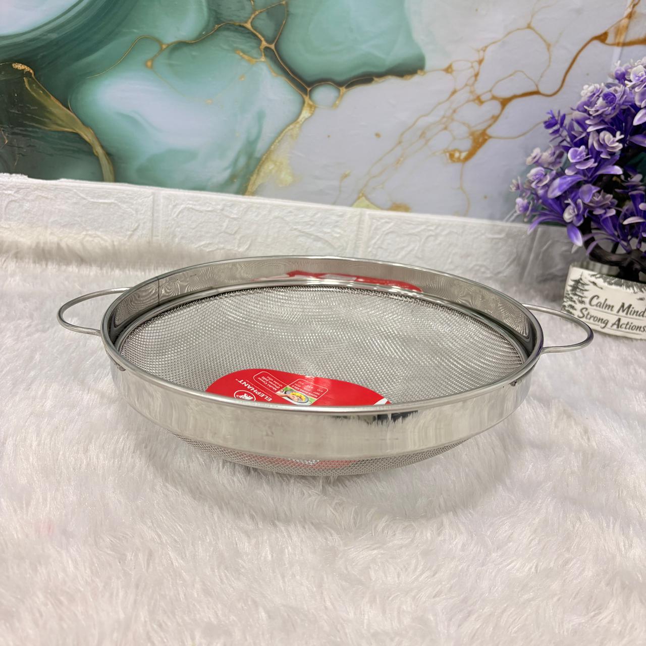 AM7335 Elephant Stainless Steel Multi-Purpose Mesh Sieve/Strainer (25 cm)