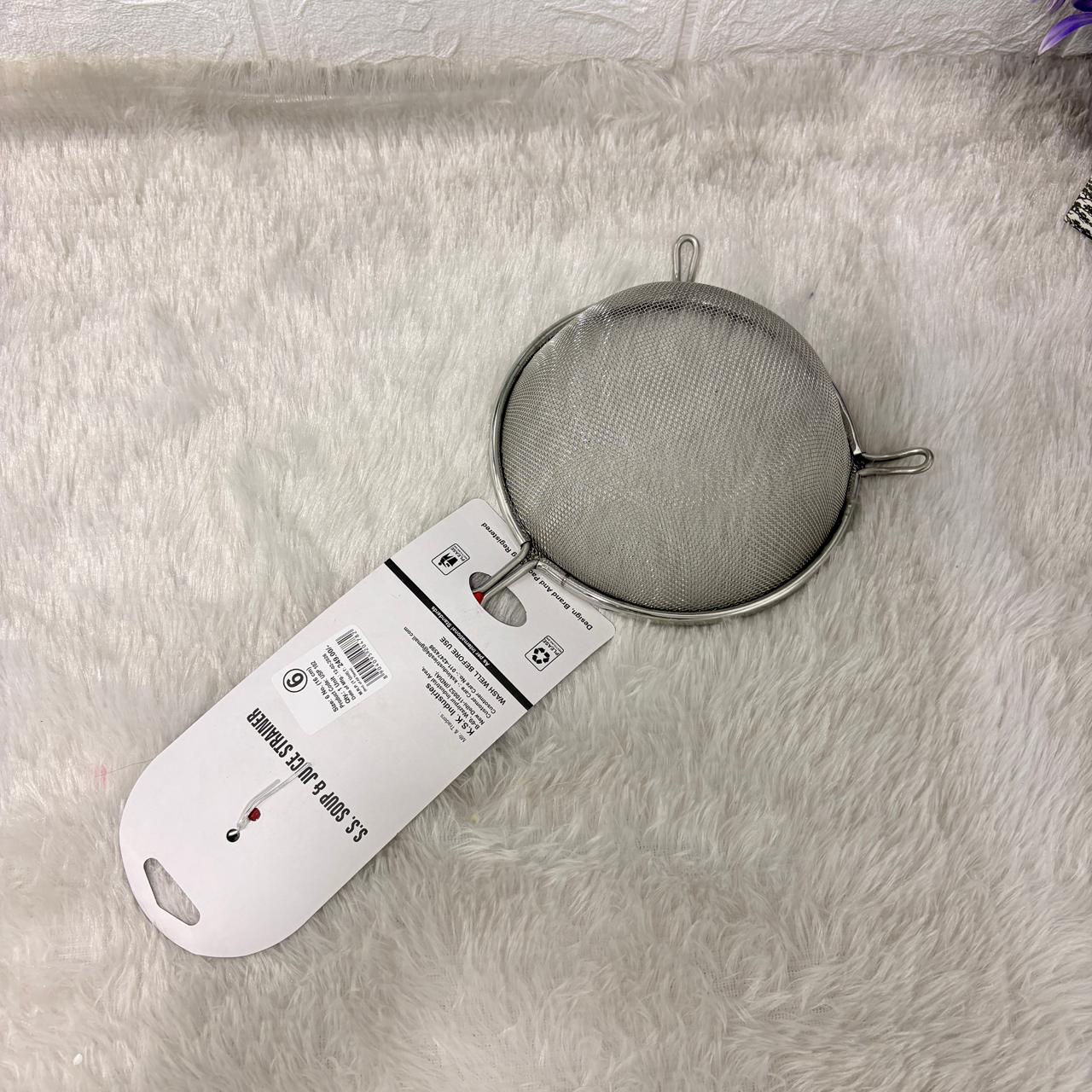AM7349 Universal Stainless Steel Soup & Juice Strainer (16 cm, Size 6)