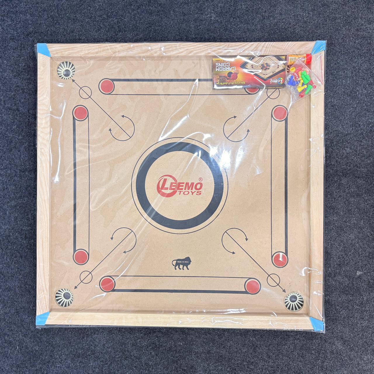 AM7352 5-in-1 Multipurpose Wooden Carrom & Board Game Set - No.3