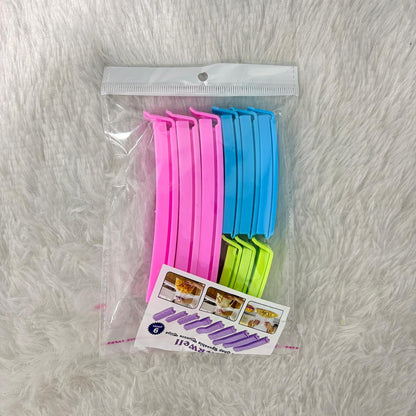 AM7353 Packwell 9-Piece Reusable One-Snap Bag Sealing Clips Set