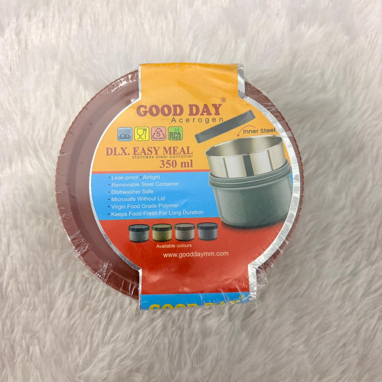 AM7358 Good Day Acerogen DLX Easy Meal Steel Insulated Container - 350 ml