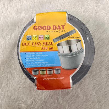 AM7360 Good Day Acerogen DLX Easy Meal Steel Insulated Container - 550 ml