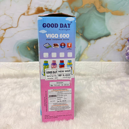AM7364 Good Day Acerogen Vigo 400 Insulated Steel Water Bottle for Kids (60ml)