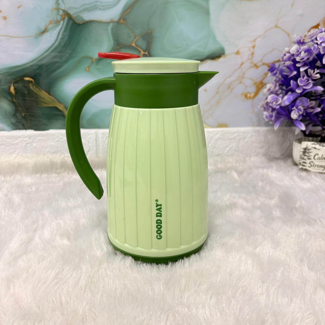 AM7365 Good Day Hot N Sip 750ml Insulated Tuff Jug - Pastel Green