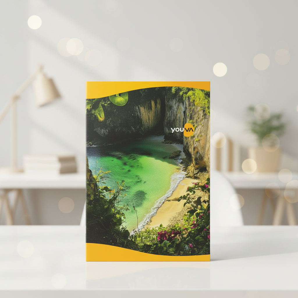 AM7368 Youva Stellar A4 Longbook - Single Line, 196 Pages (Pack of 1)