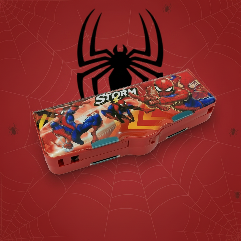 AM7377 Spider-Man Multi-Functional Magnetic Pencil Case