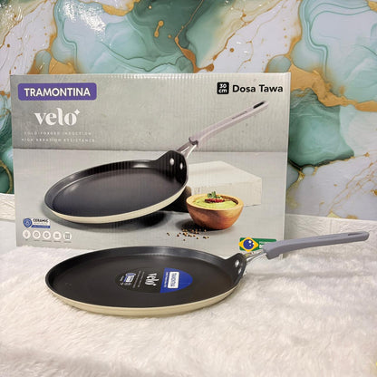 AM7395 Tramontina Velo 30 cm Cold-Forged Ceramic Dosa Tawa (Sand)