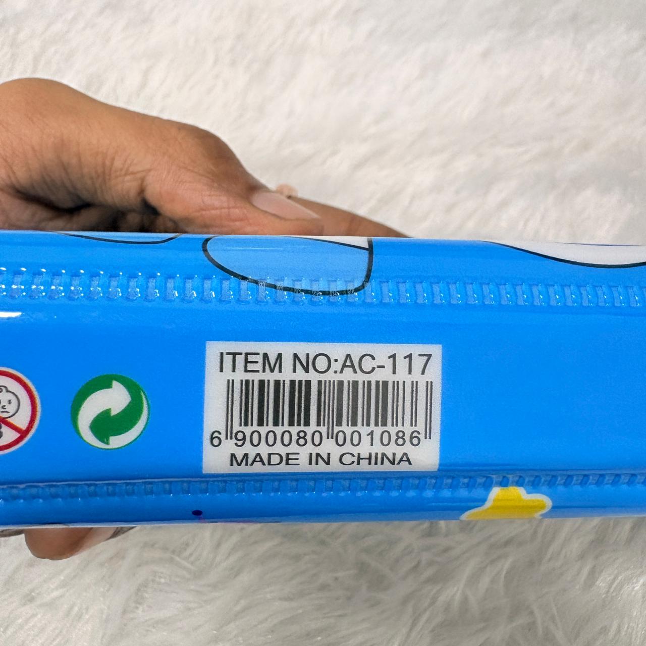 AM7383 Multifunctional Dual-Sided Magnetic Pencil Box with Integrated Sharpener for Kids