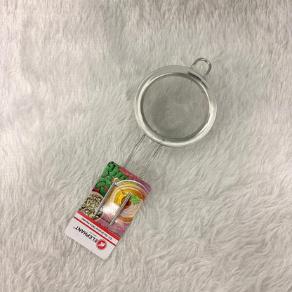 AM7326 Elephant Stainless Steel Tea Strainer with Wire Handle (9 cm)