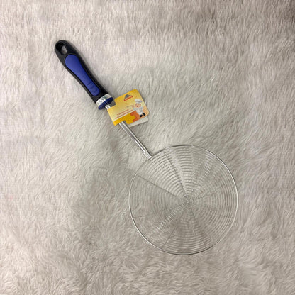AM7416 Accura Stainless Steel Spider Strainer with Ergonomic Plastic Handle