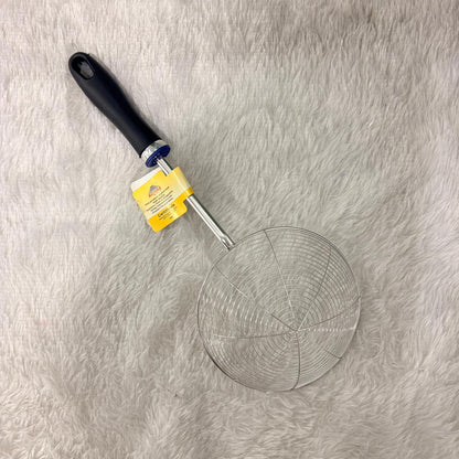AM7416 Accura Stainless Steel Spider Strainer with Ergonomic Plastic Handle