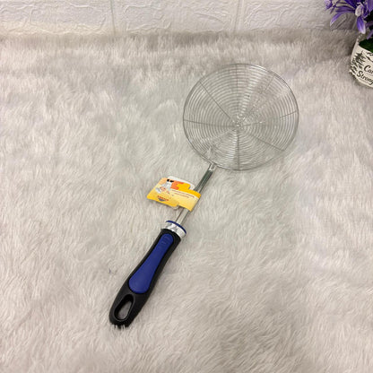 AM7416 Accura Stainless Steel Spider Strainer with Ergonomic Plastic Handle