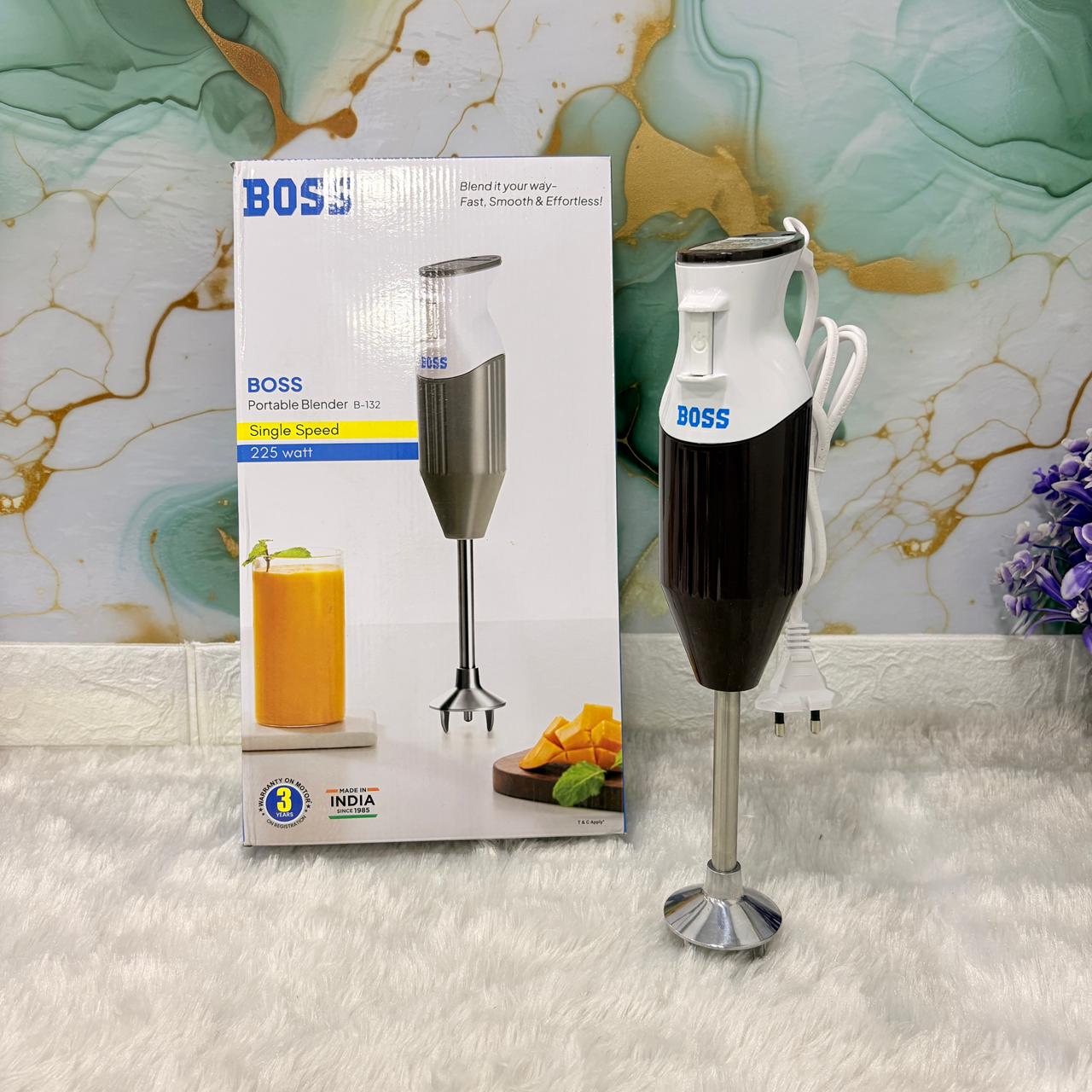 AM7423 BOSS Portable Hand Blender (B-132) – 225W Single Speed