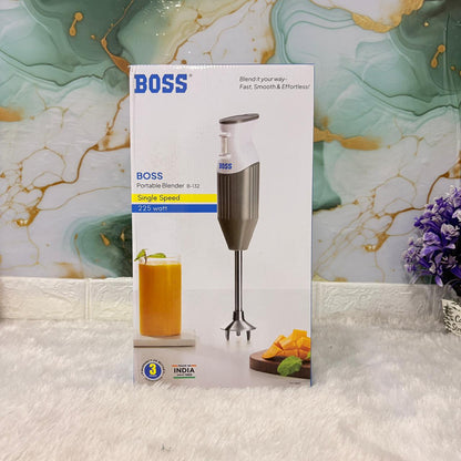 AM7423 BOSS Portable Hand Blender (B-132) – 225W Single Speed