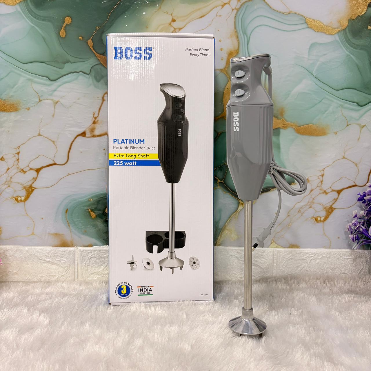 AM7424 BOSS Platinum B-133 Hand Blender (225W)