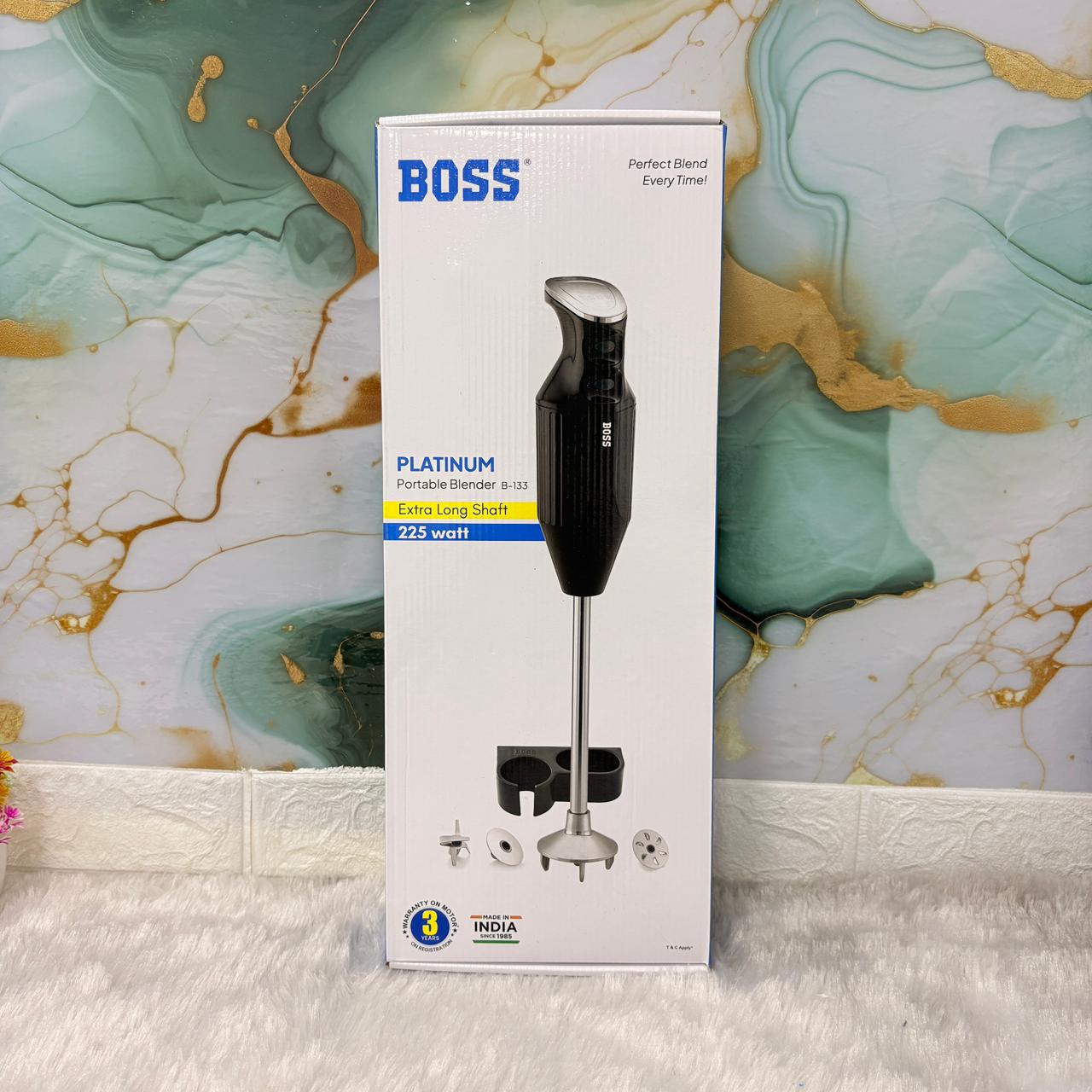 AM7424 BOSS Platinum B-133 Hand Blender (225W)