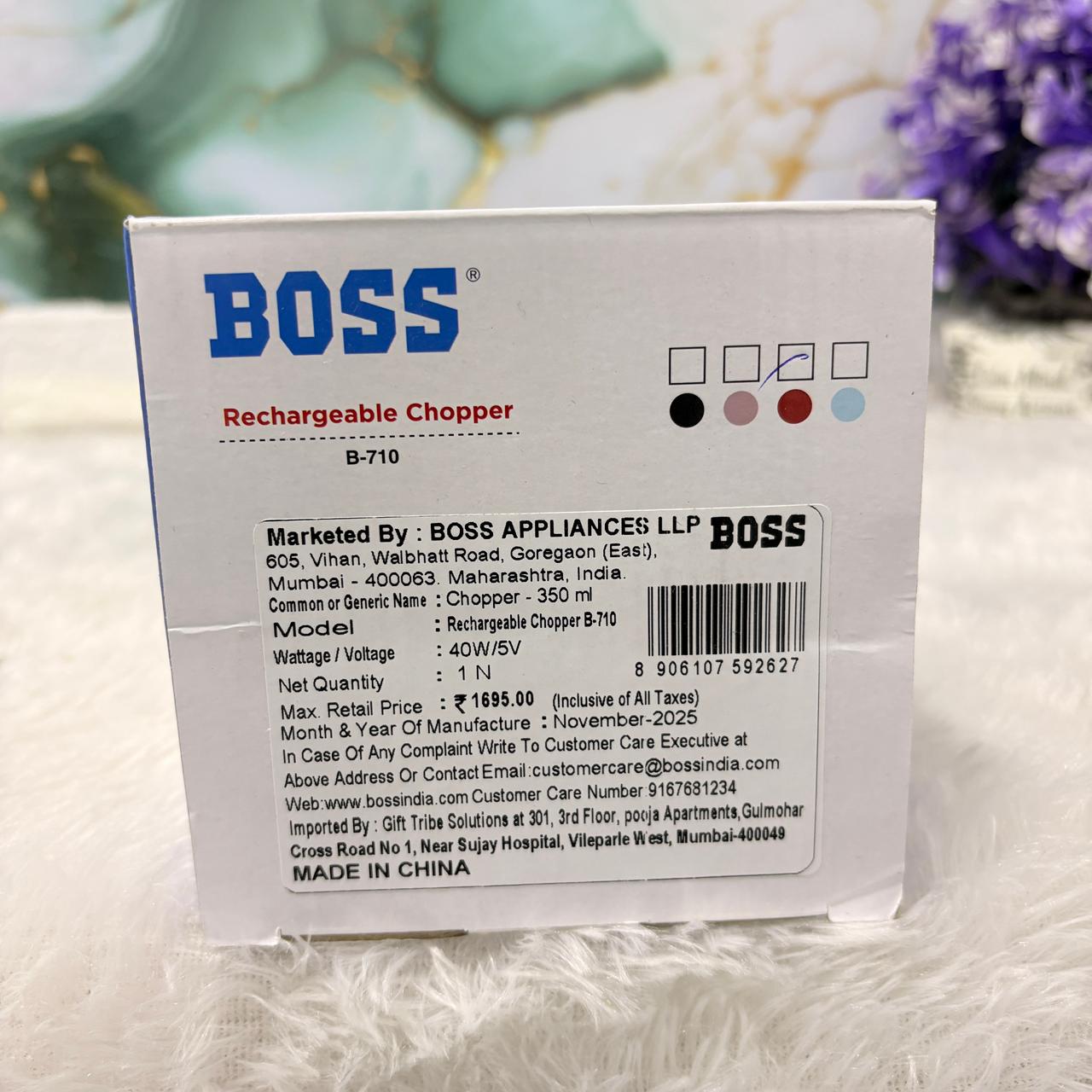 AM7433 BOSS B-710 Rechargeable Chopper (350 ml)