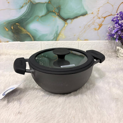 AM7411 Tramontina TITANEX Pre-seasoned Cast Iron Deep Kadai - 20 cm