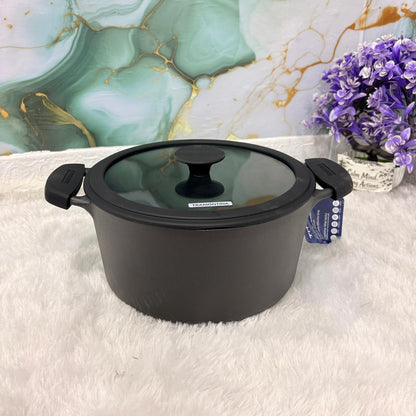 AM7408 Tramontina TITANEX Pre-Seasoned Cast Iron Casserole - 24 cm