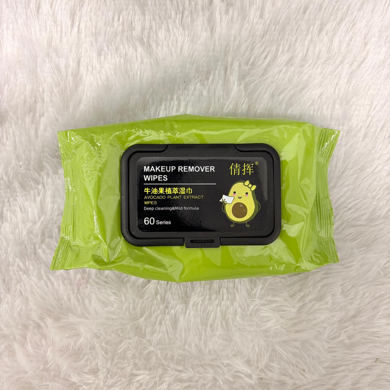 AM7434 Avocado Plant Extract Makeup Remover Wipes (60 series)