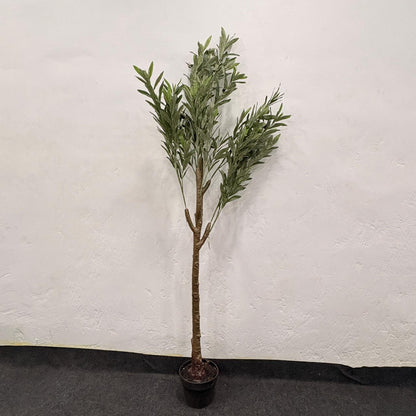 AM7468 Artificial Potted Olive Tree with Lifelike Fruits