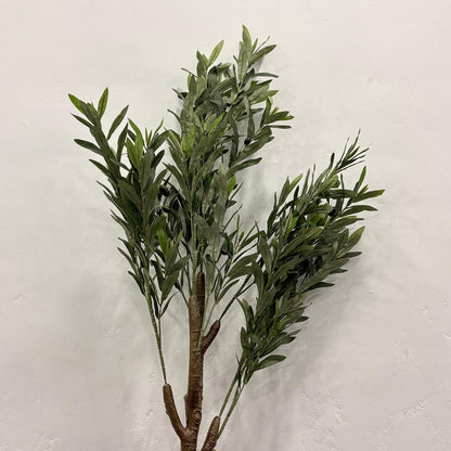 AM7468 Artificial Potted Olive Tree with Lifelike Fruits