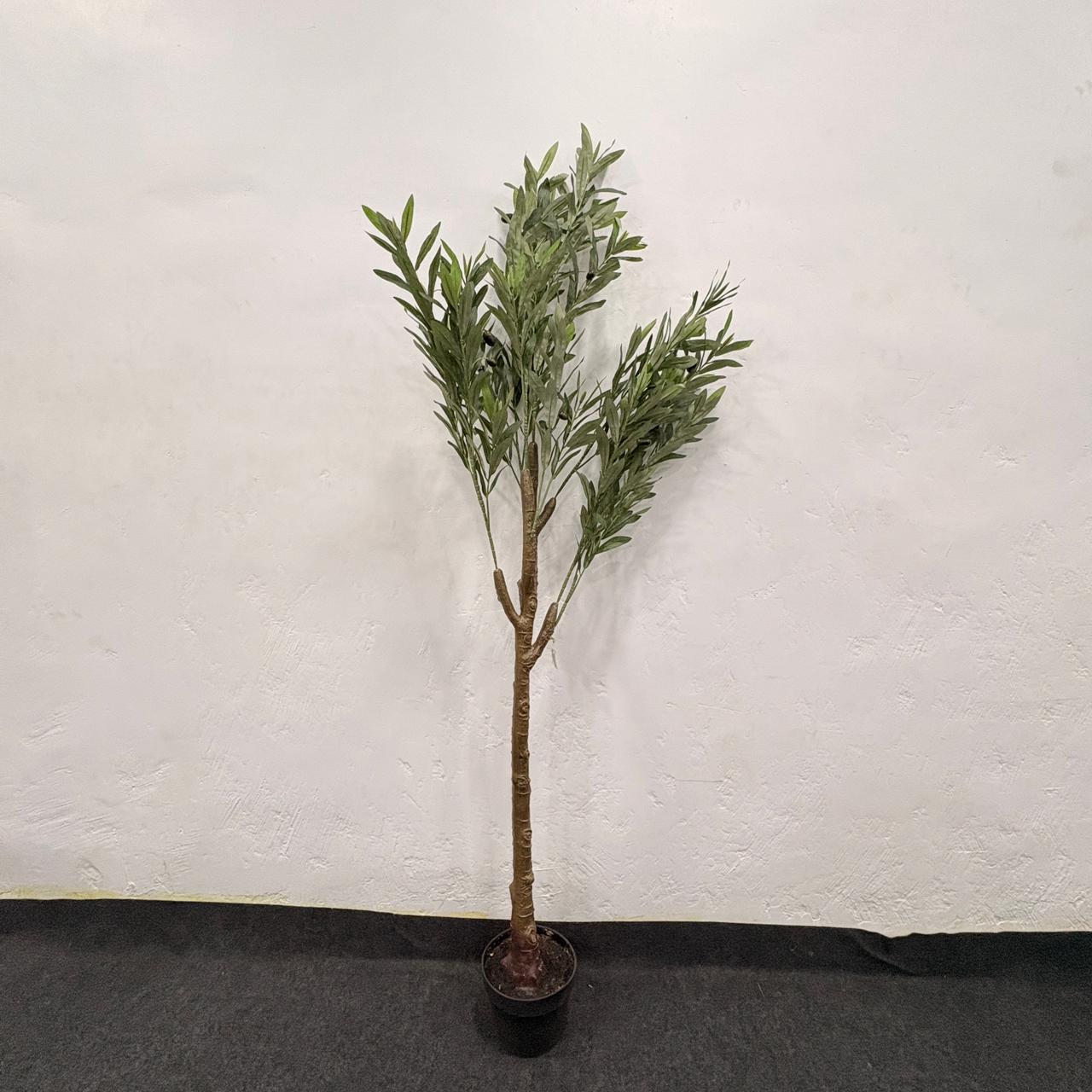 AM7468 Artificial Potted Olive Tree with Lifelike Fruits