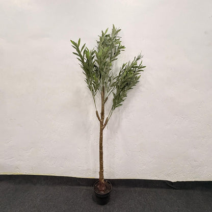 AM7468 Artificial Potted Olive Tree with Lifelike Fruits