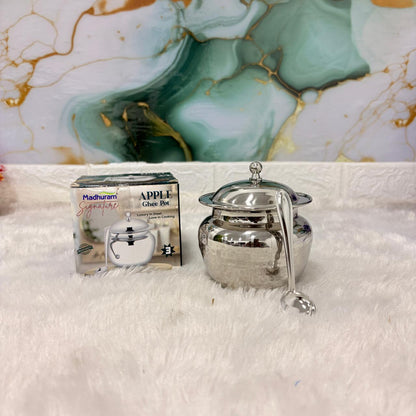 AM7485 Madhuram Signature Apple Ghee Pot with Spoon (No.3)