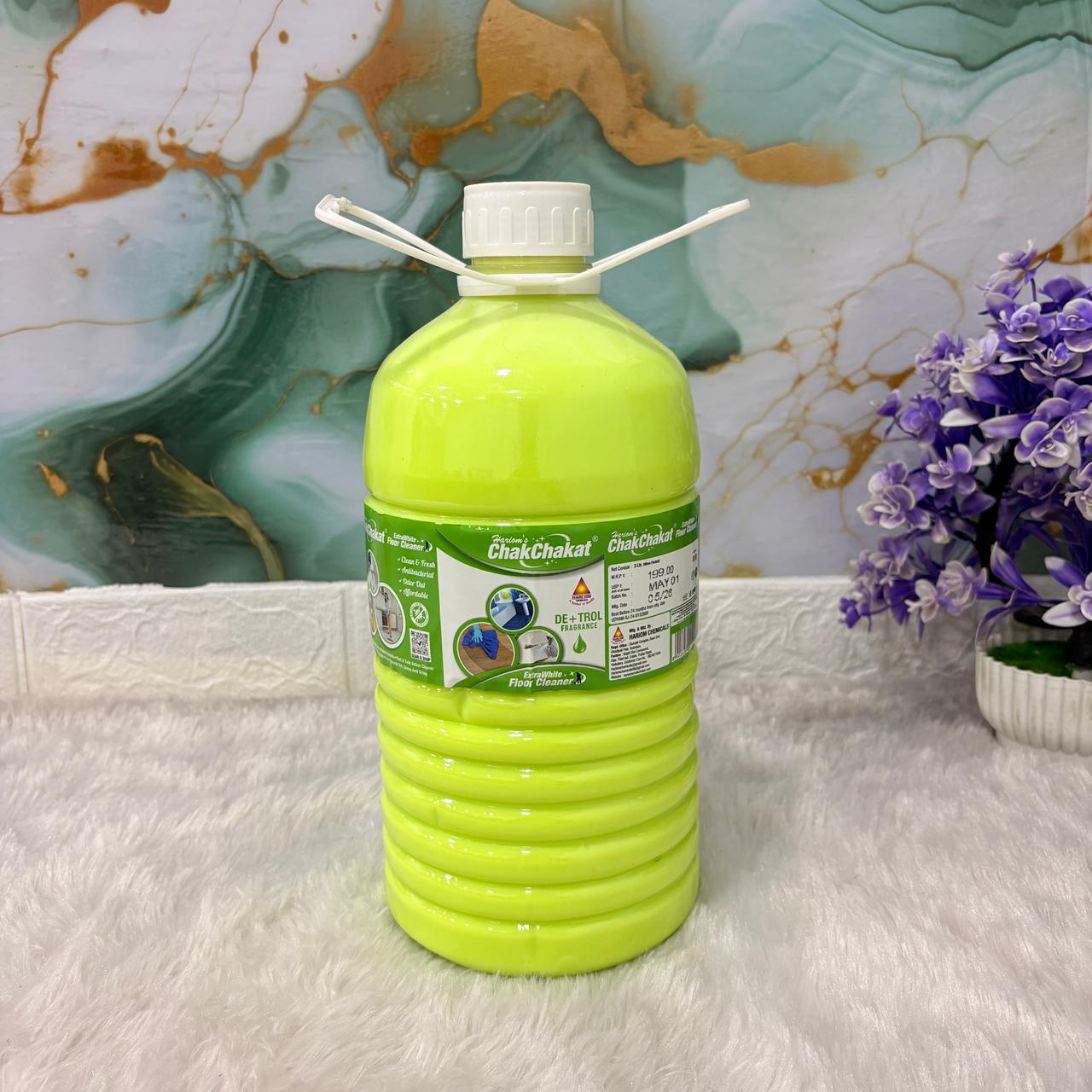 AM7499 Hariom ChakChakat De+Trol Fragrance Extra White Floor Cleaner 3L