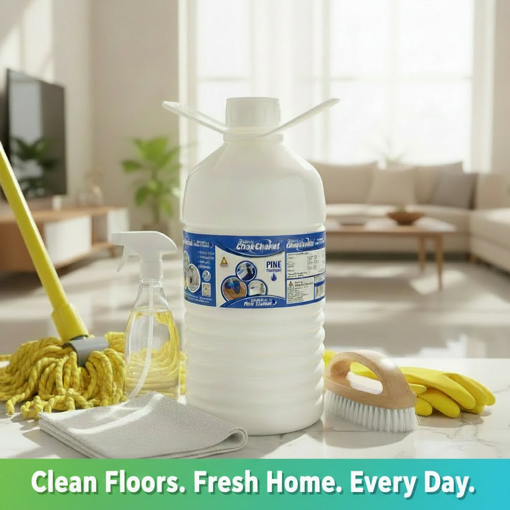 AM7500 Hariom ChakChakat Fresh Pine Fragrance Extra White Floor Cleaner 3L