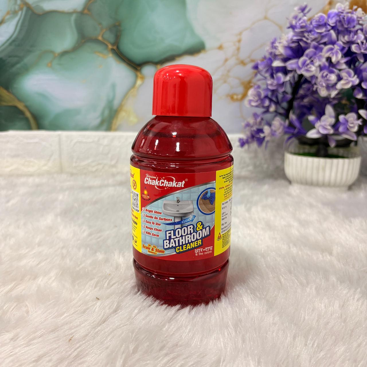 AM7503 Hariom ChakChakat Floor & Bathroom Cleaner – Specially Formulated Scale & Stain Remover 500G