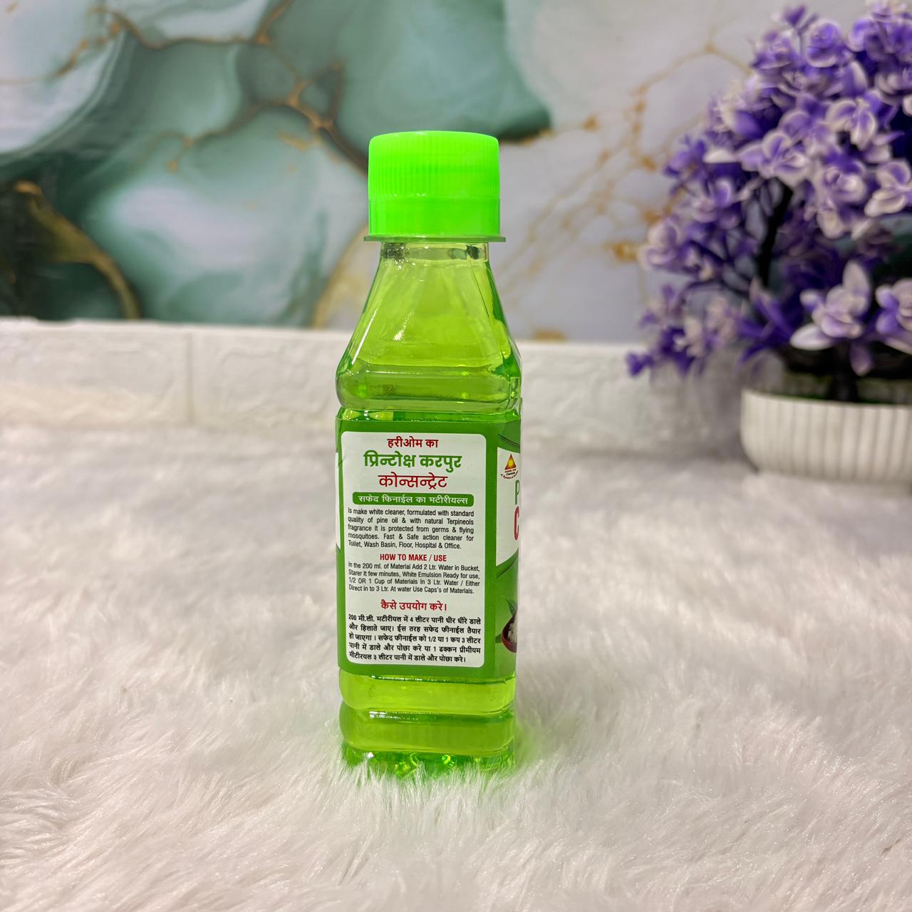 AM7504 Hariom ChakChakat Prentox Camphor Concentrate – Powerful Floor Cleaner & Deodorizer 200ML