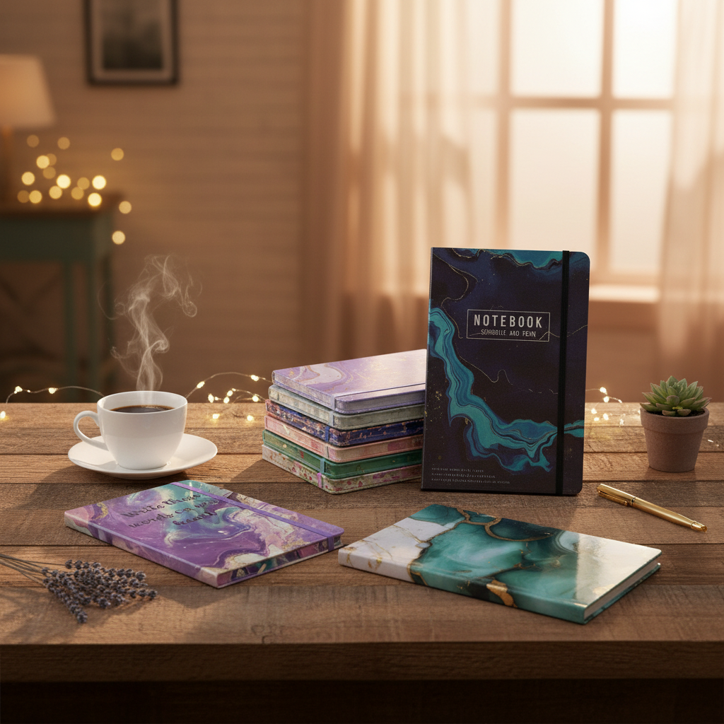 AM7509 Multi-Purpose Decorative Hardcover Notebooks for Scheduling and Planning