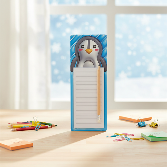 AM7510 Decorative Magnetic Memo Pad with Miniature Pencil Set ( 1 - PCS )