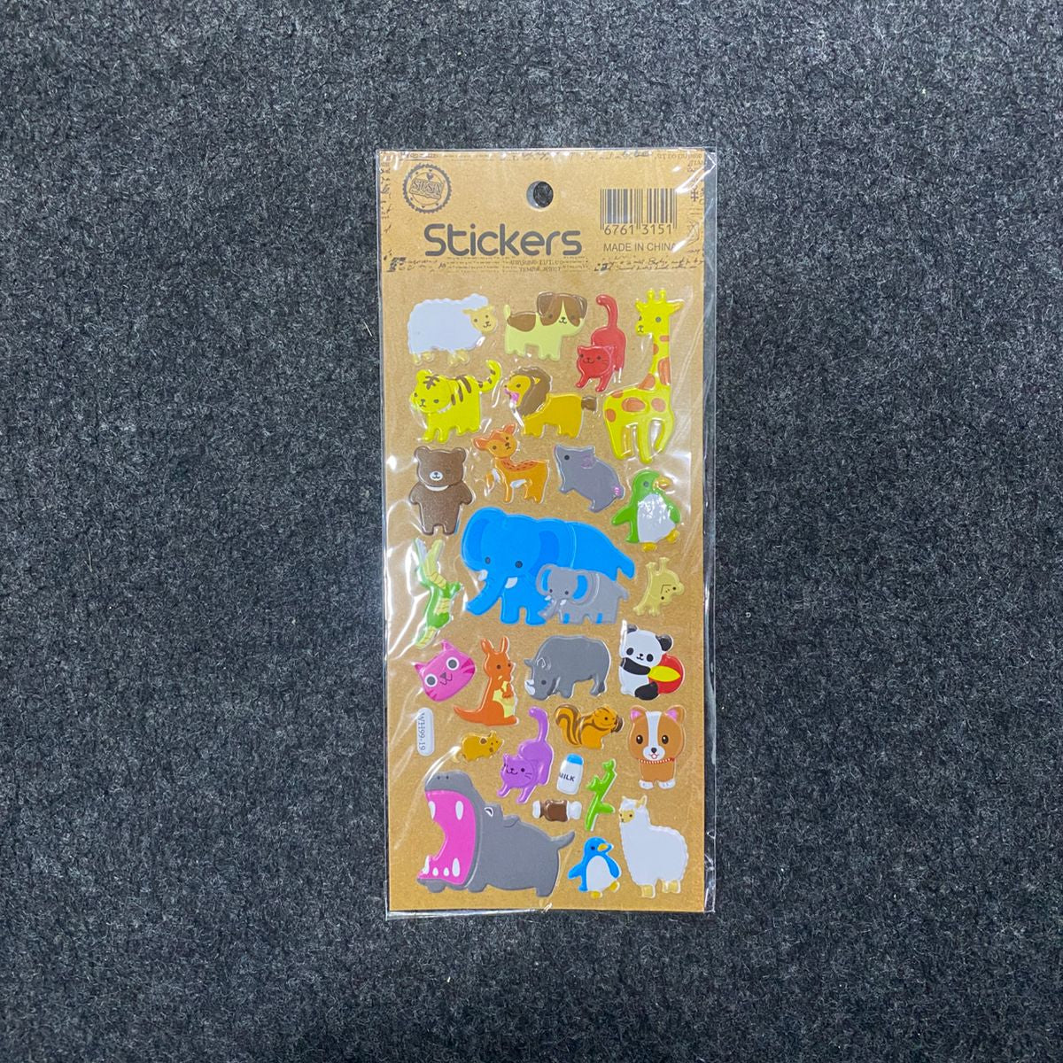 AM7514 3D Puffy Stickers for Kids - Assorted Animal and Sea Life Themes for DIY Crafts and Decoration
