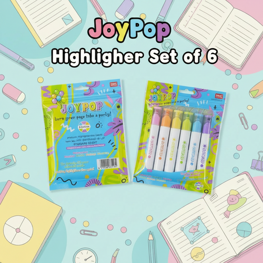 AM7520 JoyPop  Vibrant Highlighter Set 6-Piece