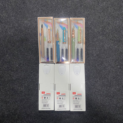 AM7521 HiMiC Premium Fountain Pen Gift Set with Ink Cartridges ( 1 - Pcs)