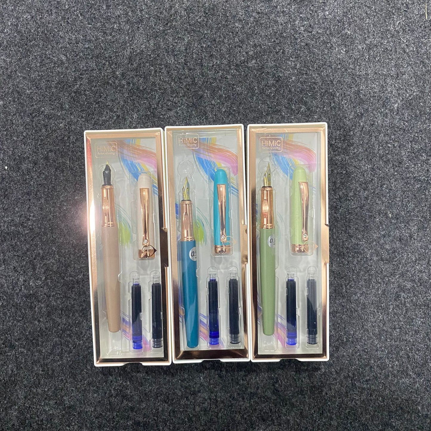 AM7521 HiMiC Premium Fountain Pen Gift Set with Ink Cartridges ( 1 - Pcs)