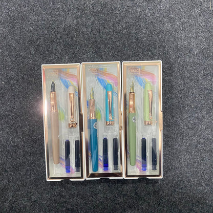 AM7521 HiMiC Premium Fountain Pen Gift Set with Ink Cartridges ( 1 - Pcs)
