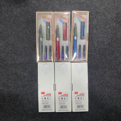 AM7523 HiMiC Premium 0.5mm Metal Fountain Pen Gift Set ( 1 - Pcs )