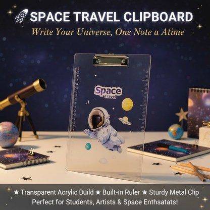 AM7526  Space Travel Transparent Exam Board with Integrated Ruler