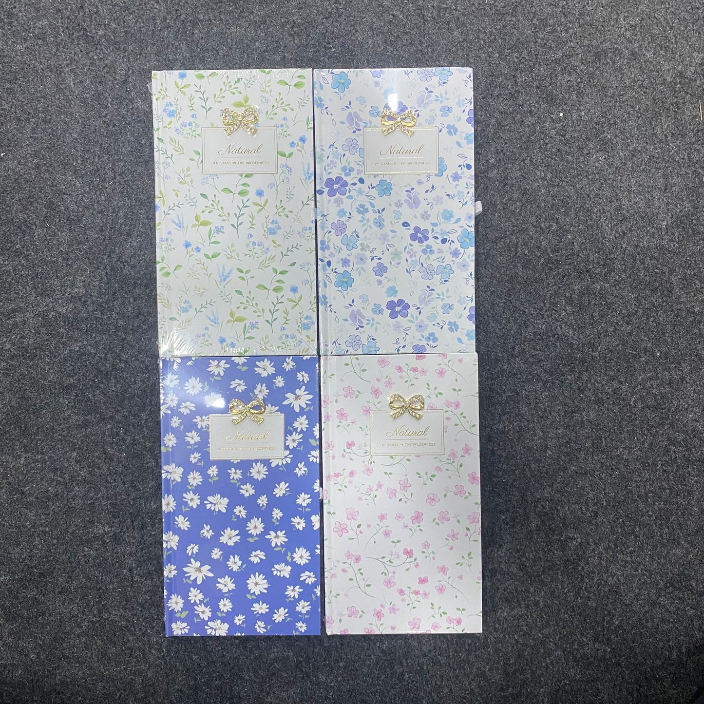 AM7533 Natural Series Floral Hardbound Notebook