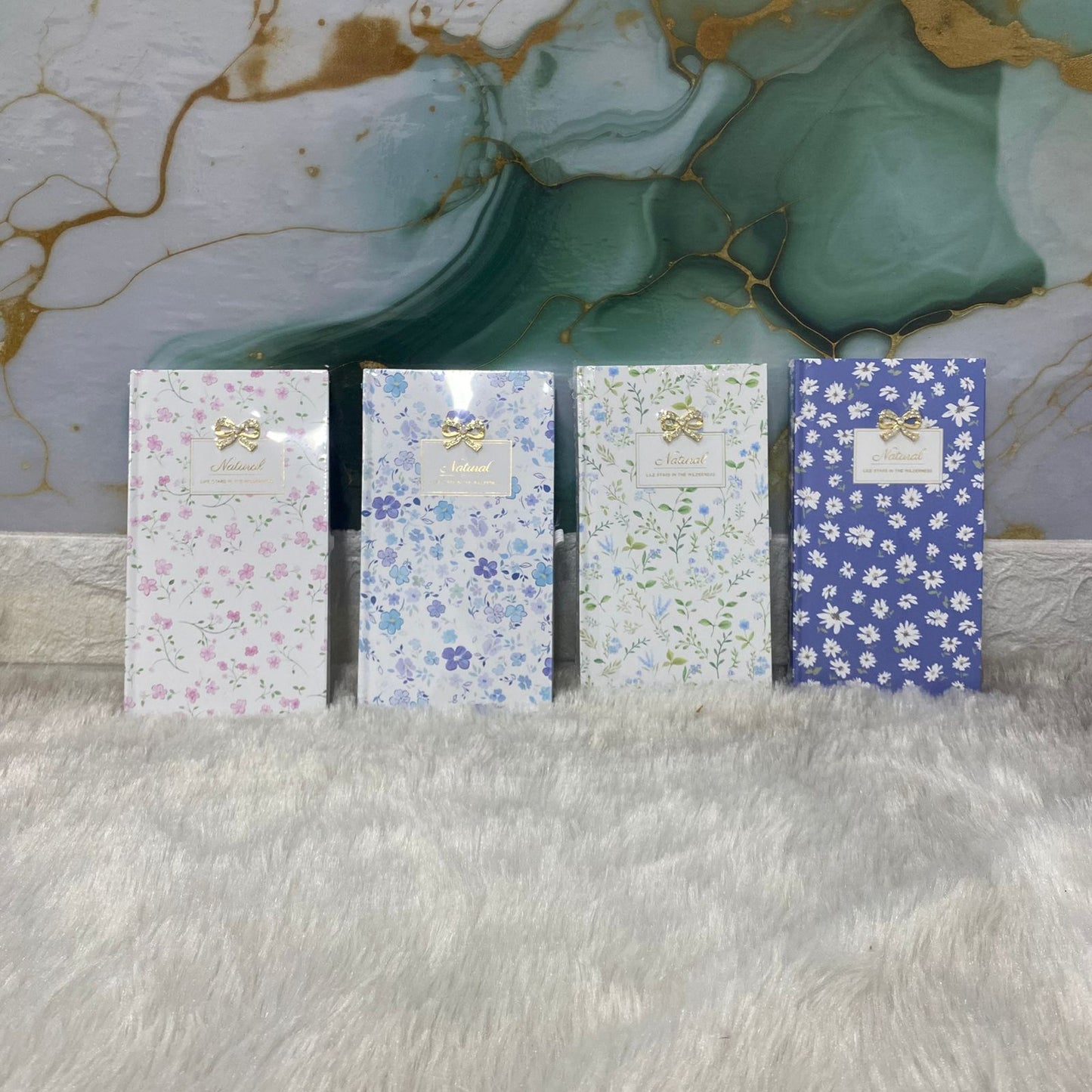 AM7533 Natural Series Floral Hardbound Notebook