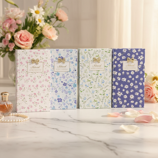 AM7533 Natural Series Floral Hardbound Notebook
